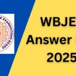 WBJEE Answer Key 2025